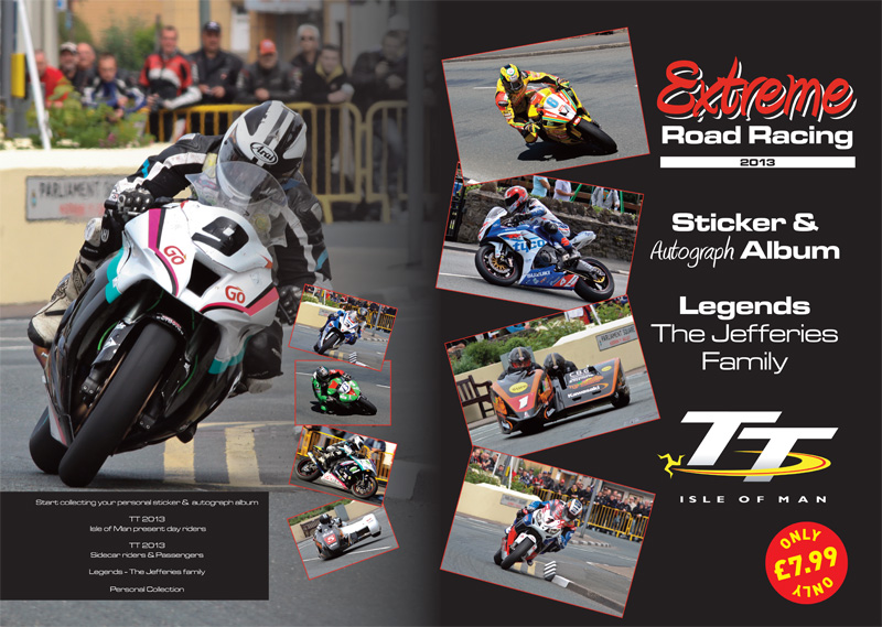2014 Isle of Man TT Sticker Autograph Album